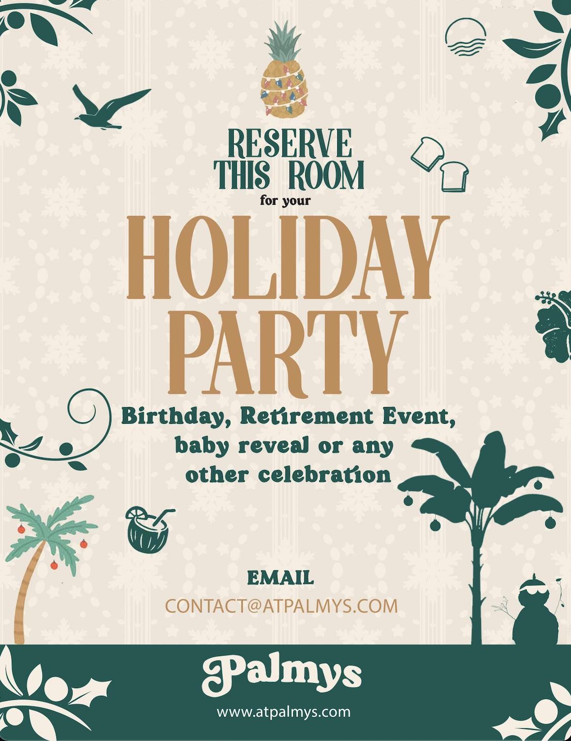 Events flyer