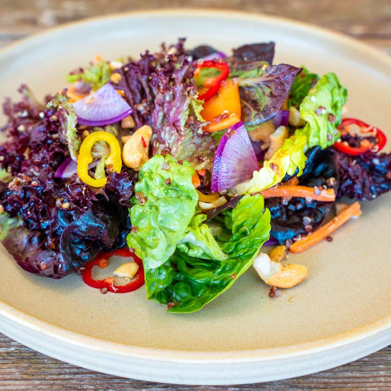 Palmy's Snap Pea Salad.